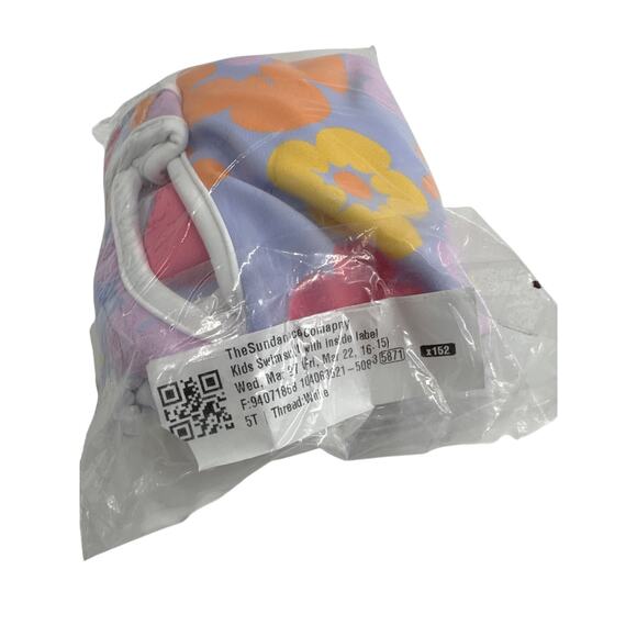 The Sundance Company A Summers Daydream Kids One Piece Swim Suit 5T - Picture 5 of 5